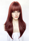 Long Straight Dark Red Cosplay Wig NS527