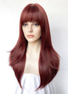 Long Straight Dark Red Cosplay Wig NS527