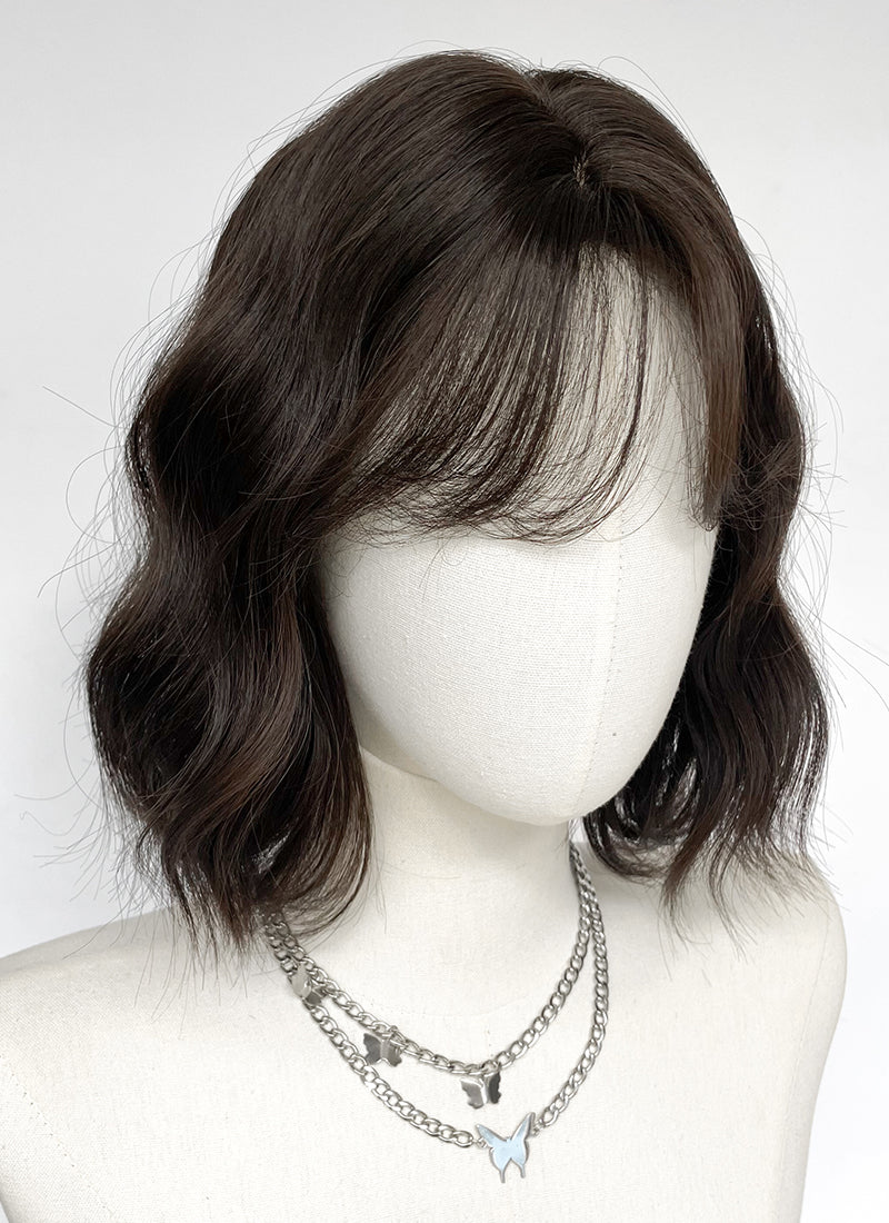 Short Wavy Bob Brunette Cosplay Wig NS551