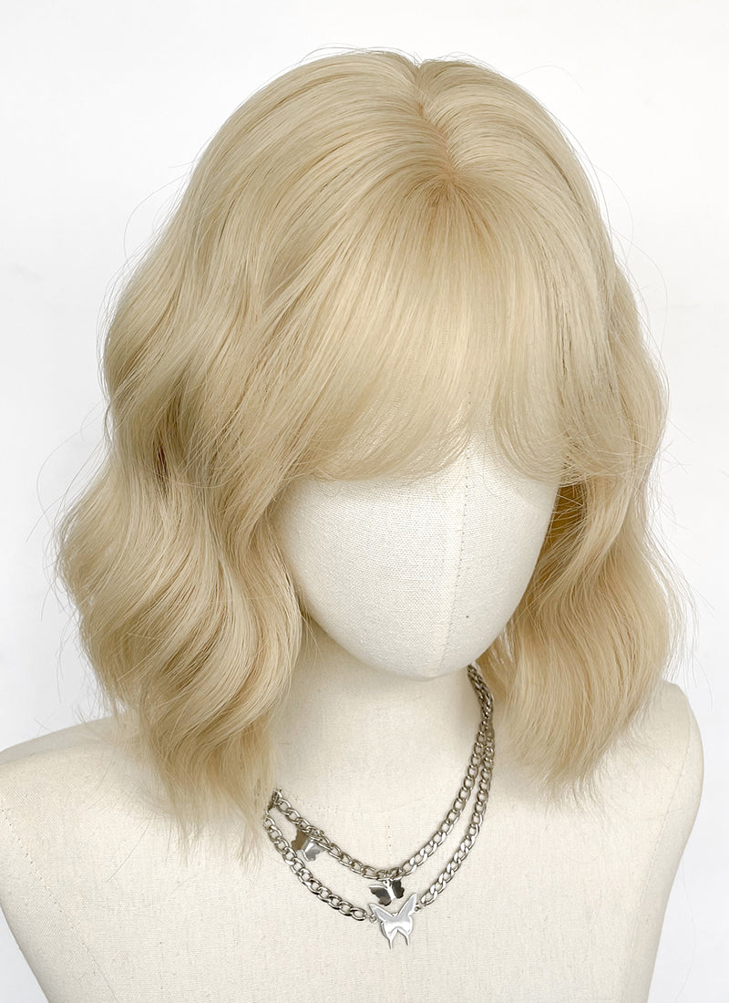 Short Wavy Bob Blonde Cosplay Wig NS552