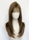 5x4.5 Large Fake Scalp Brown Straight Synthetic Hair Wig NS600