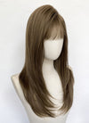 5x4.5 Large Fake Scalp Brown Straight Synthetic Hair Wig NS600