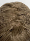 5x4.5 Large Fake Scalp Brown Straight Synthetic Hair Wig NS600