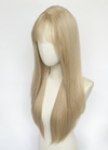 5.5x5 Large Fake Scalp Blonde Straight Synthetic Hair Wig NS601