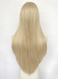 5.5x5 Large Fake Scalp Blonde Straight Synthetic Hair Wig NS601
