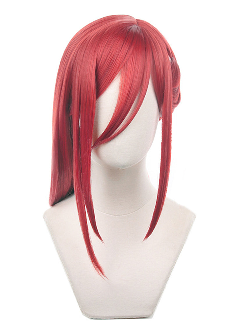 Blue Lock Chigiri Hyoma Long Red Cosplay Wig TB1687