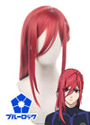 Blue Lock Chigiri Hyoma Long Red Cosplay Wig TB1687