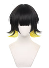 Blue Lock Bachira Meguru Short Black With Yellow Cosplay Wig TB1689