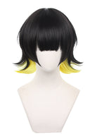 Blue Lock Bachira Meguru Short Black With Yellow Cosplay Wig TB1689