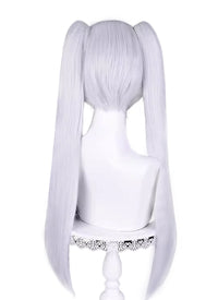 Frieren: Beyond Journey's End Frieren Long Silver White Cosplay Wig TB1693
