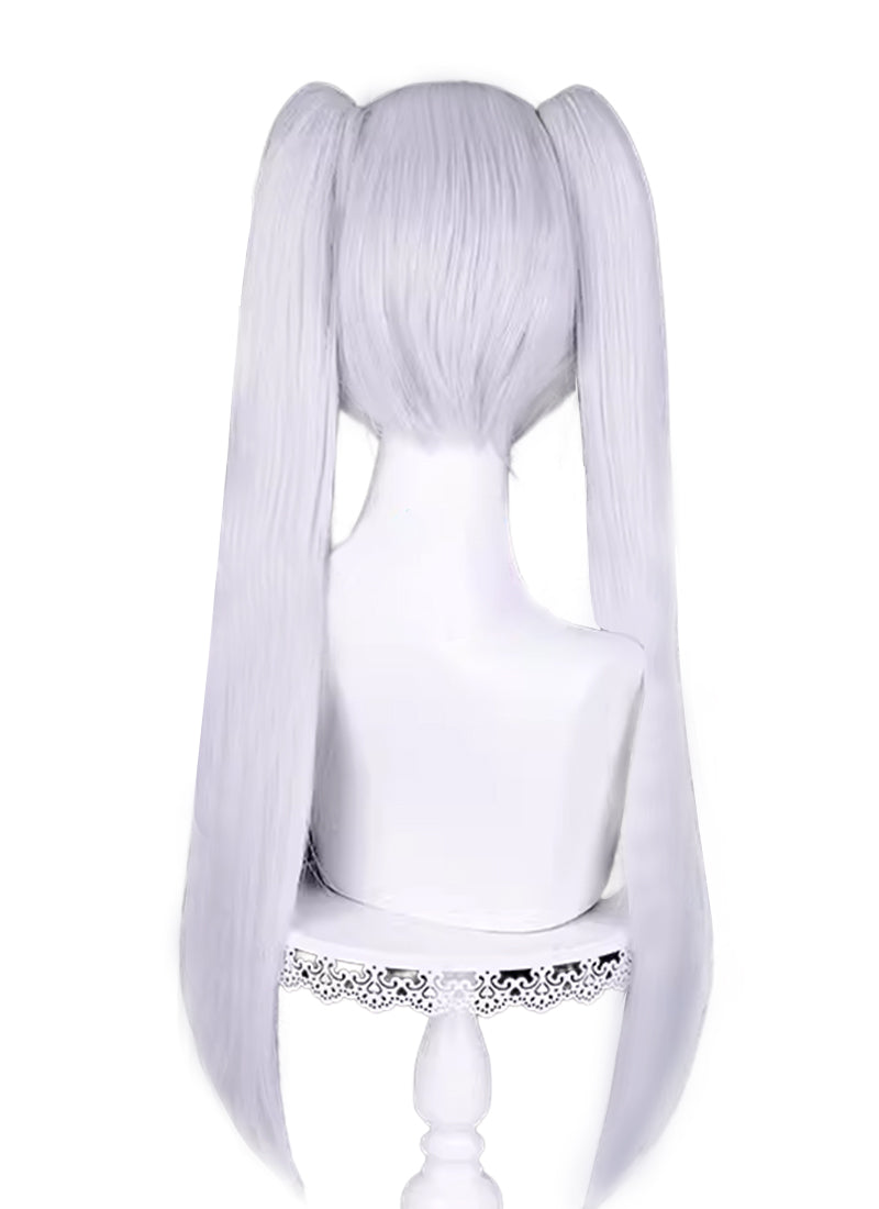 Frieren: Beyond Journey's End Frieren Long Silver White Cosplay Wig TB1693