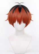 Frieren: Beyond Journey's End Stark Short Orange Red With Dark Roots Cosplay Wig TB1695