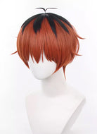 Frieren: Beyond Journey's End Stark Short Orange Red With Dark Roots Cosplay Wig TB1695