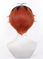 Frieren: Beyond Journey's End Stark Short Orange Red With Dark Roots Cosplay Wig TB1695