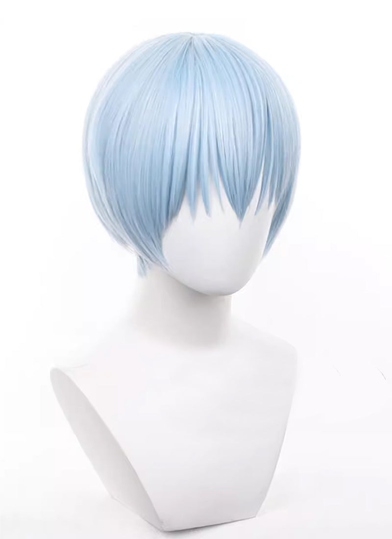 Frieren: Beyond Journey's End Himmel Short Blue Cosplay Wig TB1696