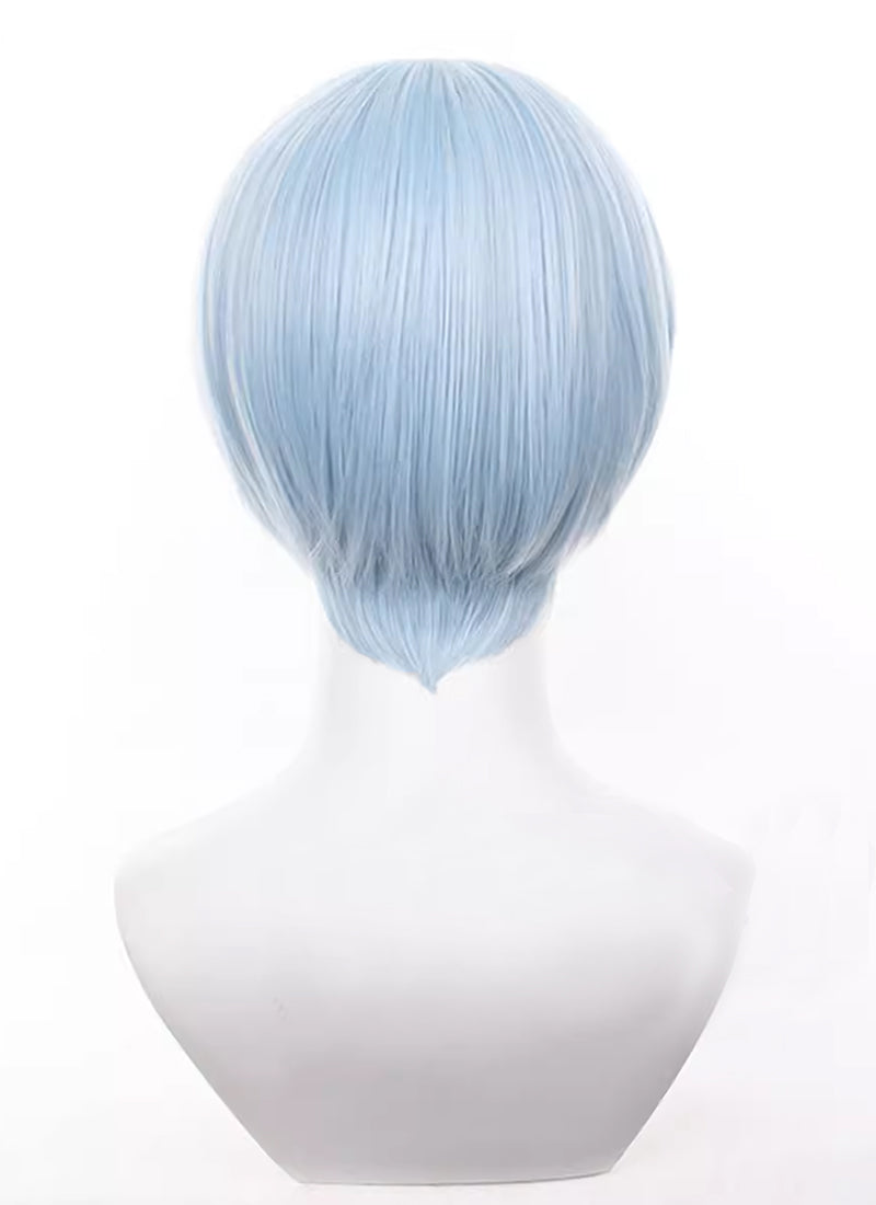 Frieren: Beyond Journey's End Himmel Short Blue Cosplay Wig TB1696