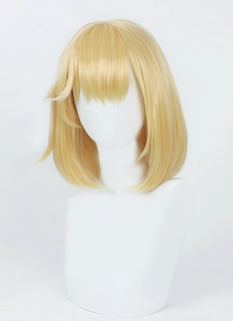 Solo leveling Cha Hae-In Medium Blonde Cosplay Wig TB1697