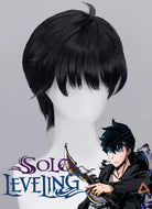 Solo leveling Sung Jinwoo Short Black Cosplay Wig TB1721