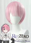 Re: Life In A Different World From Zero Ram Straight Pink Cosplay Wig TB1725