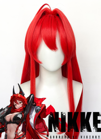 Goddess of Victory: Nikke Red Hood Straight Pink Cosplay Wig TB1754