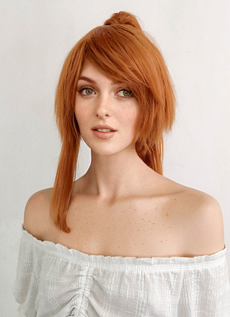 Takt op. Destiny Anna Schneider Long Light Auburn Ponytail Cosplay Wig ZB253