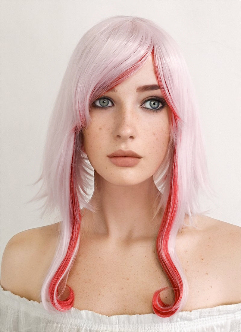 Takt op. Destiny Long Destiny Pink With Red Cosplay Wig ZB258