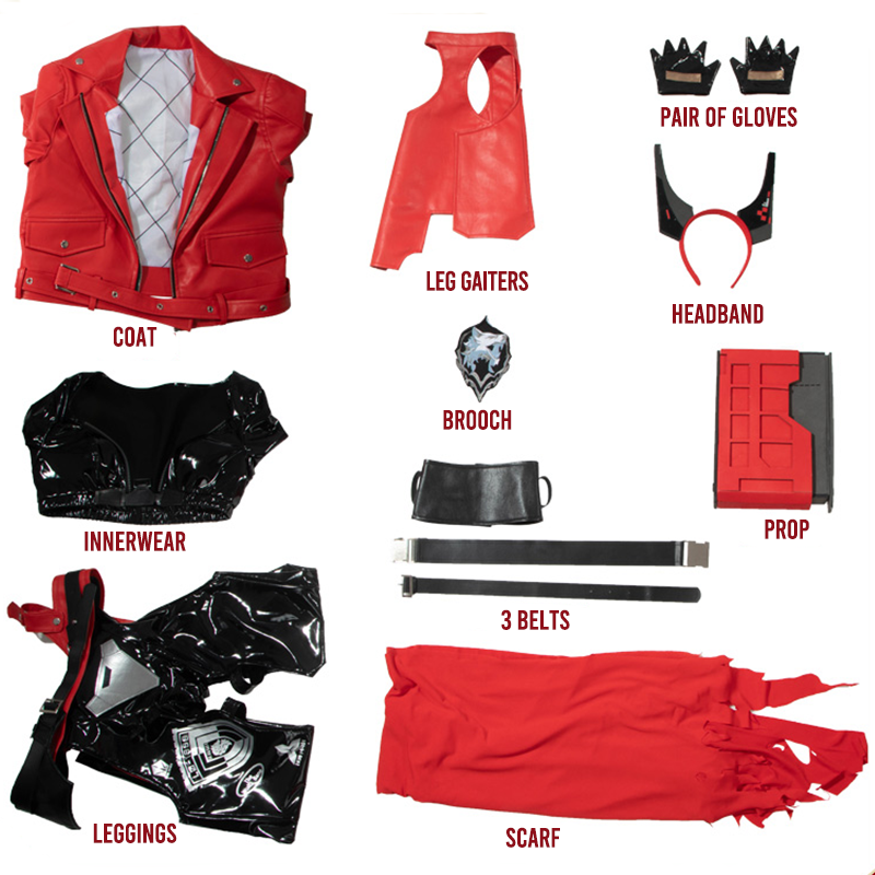 Goddess of Victory: Nikke Red Hood Cosplay Costume Outfits CS833