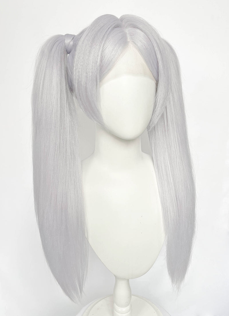 Frieren: Beyond Journey's End Frieren Pastel Lilac Mixed Blonde Ponytail Lace Front Wig LF6195