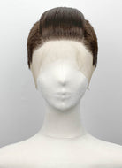 Brunette Ponytail Full Lace Wig For Cosplay as Sokka from Avatar: The Last Airbender LF8152