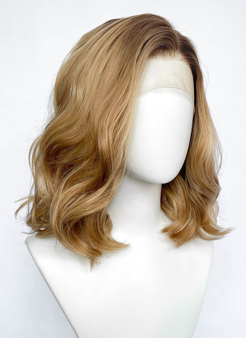 IInterview with the Vampire Lestat de Lioncourt Wavy Mixed Blonde With Dark Roots Lace Front Synthetic Men's Wig LF8160