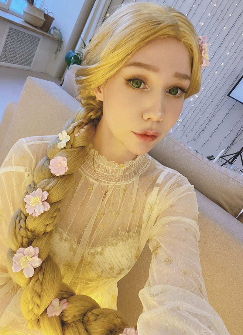 Rapunzel♡様 Rapunzel's Wedding Barbie with Super Long Blonde Hair And