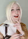 Medium Straight Light Blonde Lace Front Synthetic Hair Wig LF269