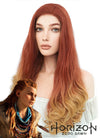 Aloy Horizon Zero Dawn Cosplay Reddish Orange Mixed Yellow Blonde Lace Front Wig LF085H