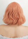 Short Wavy Peach Pink Cosplay Wig CM197 - CosplayBuzz