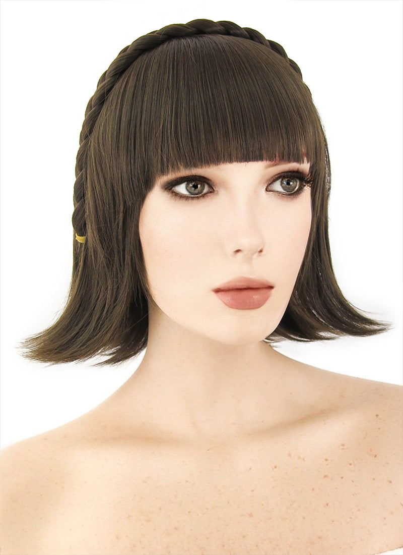 Persona5 Makoto Niijima Short Brown Anime Cosplay Wig CM221A