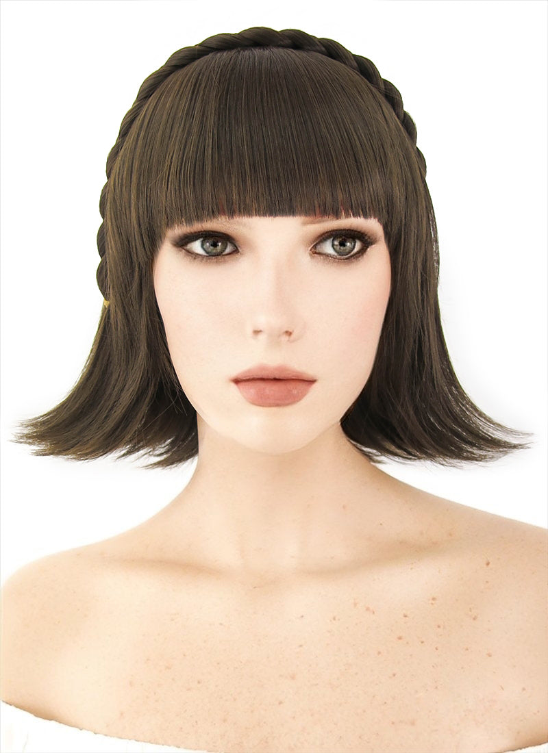 Persona5 Makoto Niijima Short Brown Anime Cosplay Wig CM221A