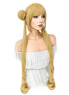 Sailormoon Tsukino Usagi Wavy Blonde Anime Cosplay Wig + Ponytails CM244