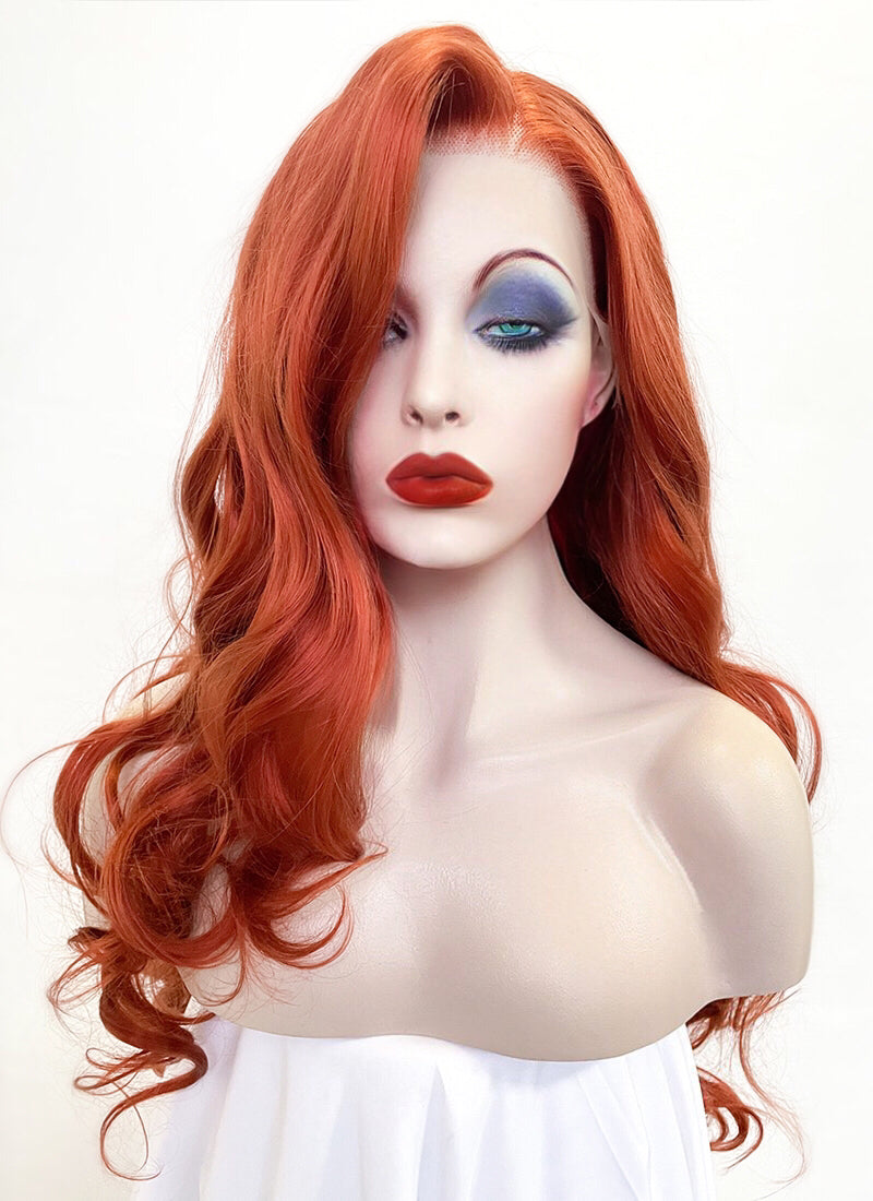 Disney Jessica Rabbit Wavy Ginger Lace Front Wig LC735