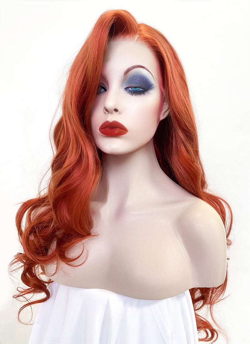 Disney Jessica Rabbit Wavy Ginger Lace Front Wig LC735