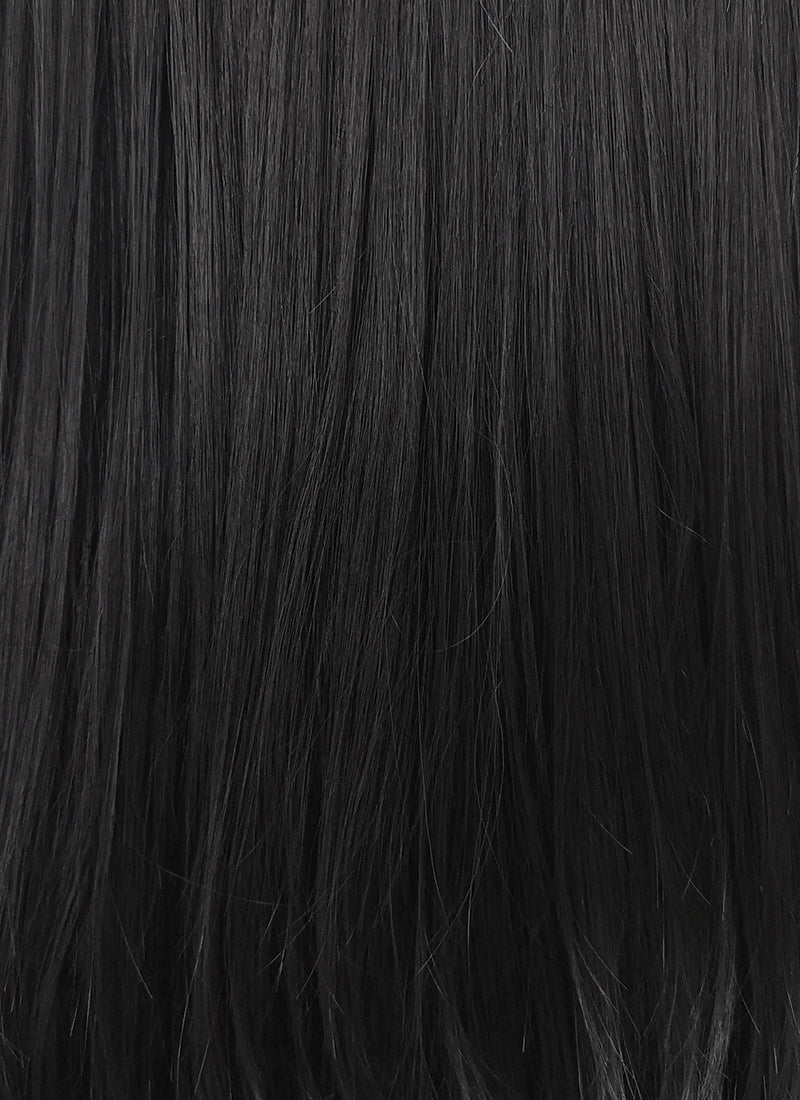 Marvel X-Men Lilith Cosplay Long Straight Jet Black Lace Front Wig LF002