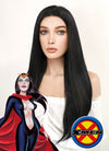 Marvel X-Men Lilith Cosplay Long Straight Jet Black Lace Front Wig LF002