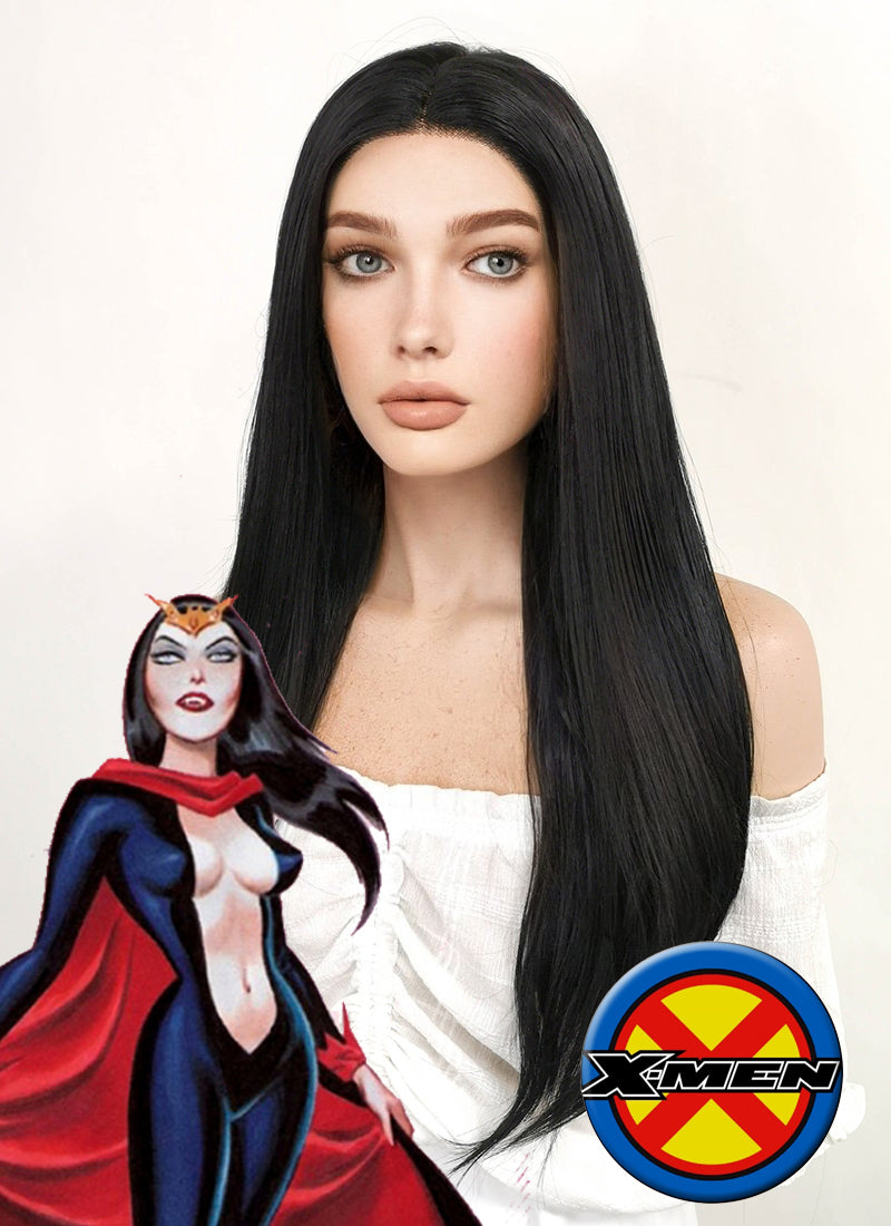 Marvel X-Men Lilith Cosplay Long Straight Jet Black Lace Front Wig LF002 - CosplayBuzz