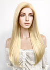 Long Straight Blonde Lace Front Synthetic Hair Wig LF012