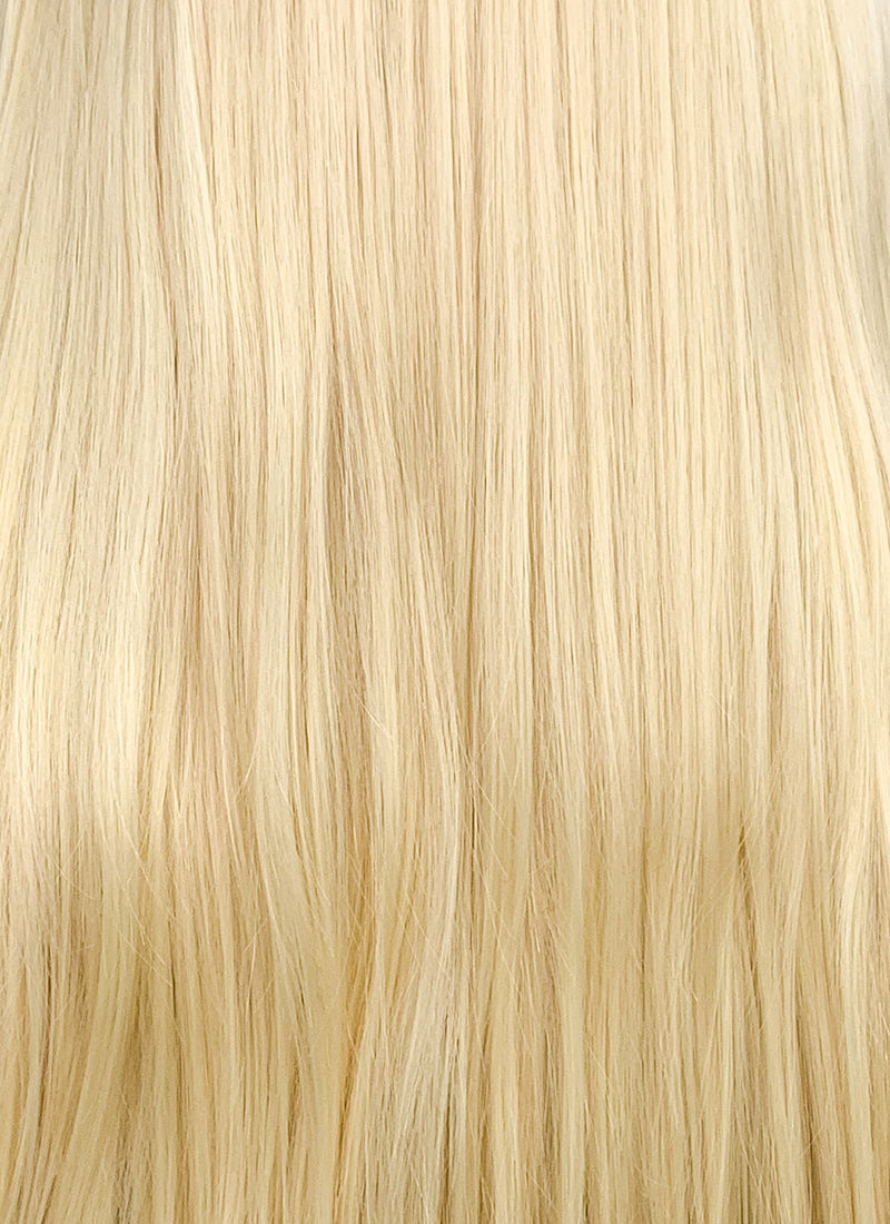 Long Straight Blonde Lace Front Synthetic Hair Wig LF012