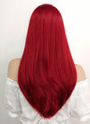 Long Straight Red Lace Front Synthetic Hair Wig LF025 - CosplayBuzz