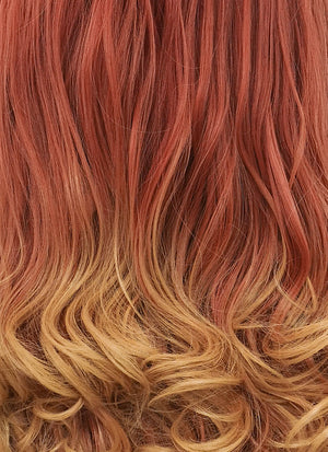 Aloy Horizon Zero Dawn Cosplay Reddish Orange Mixed Yellow Blonde Lace Front Wig LF085H - CosplayBuzz