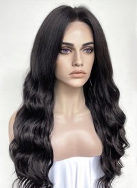 The Witcher 3 Yennefer of Vengerberg Wavy Natural Black Lace Front Synthetic Wig LF095A