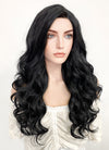 Long Wavy Black Lace Front Synthetic Hair Wig LF110