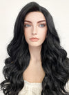 Long Wavy Black Lace Front Synthetic Hair Wig LF110