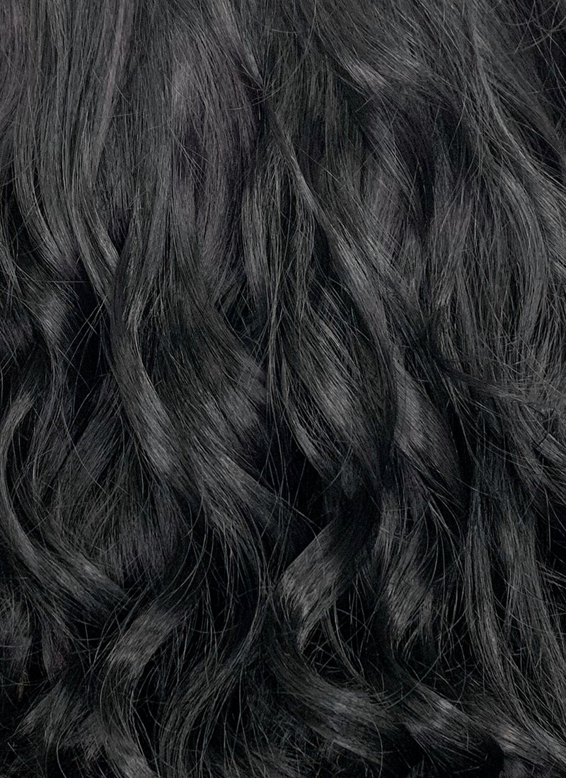 Long Wavy Black Lace Front Synthetic Hair Wig LF110